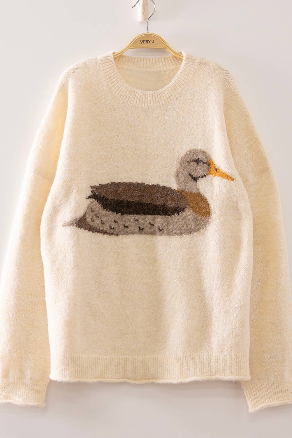 VERY J - 12W3683N-Cozy Mallard Sweater