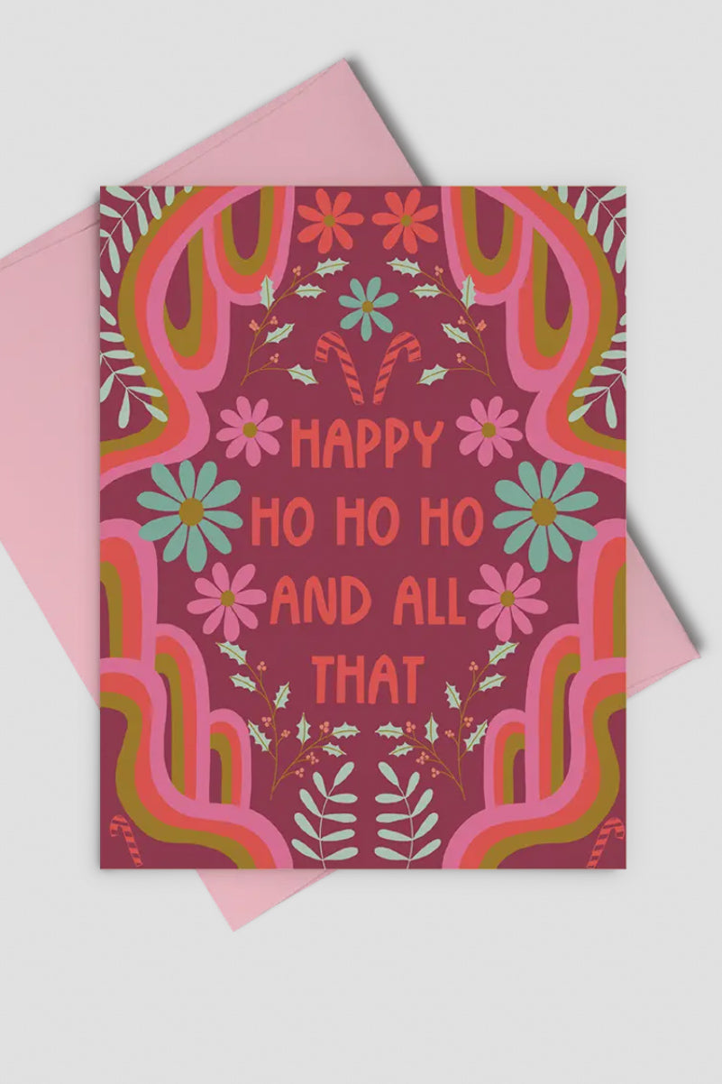 Happy Ho Ho Ho Greeting Card