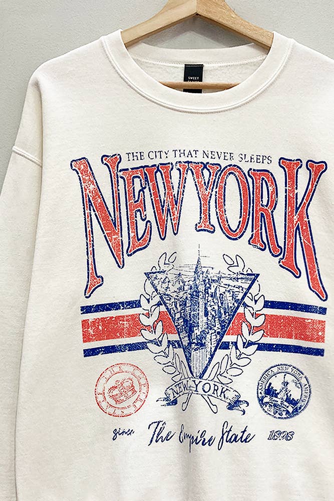 New York Retro Sporty Sweatshirt