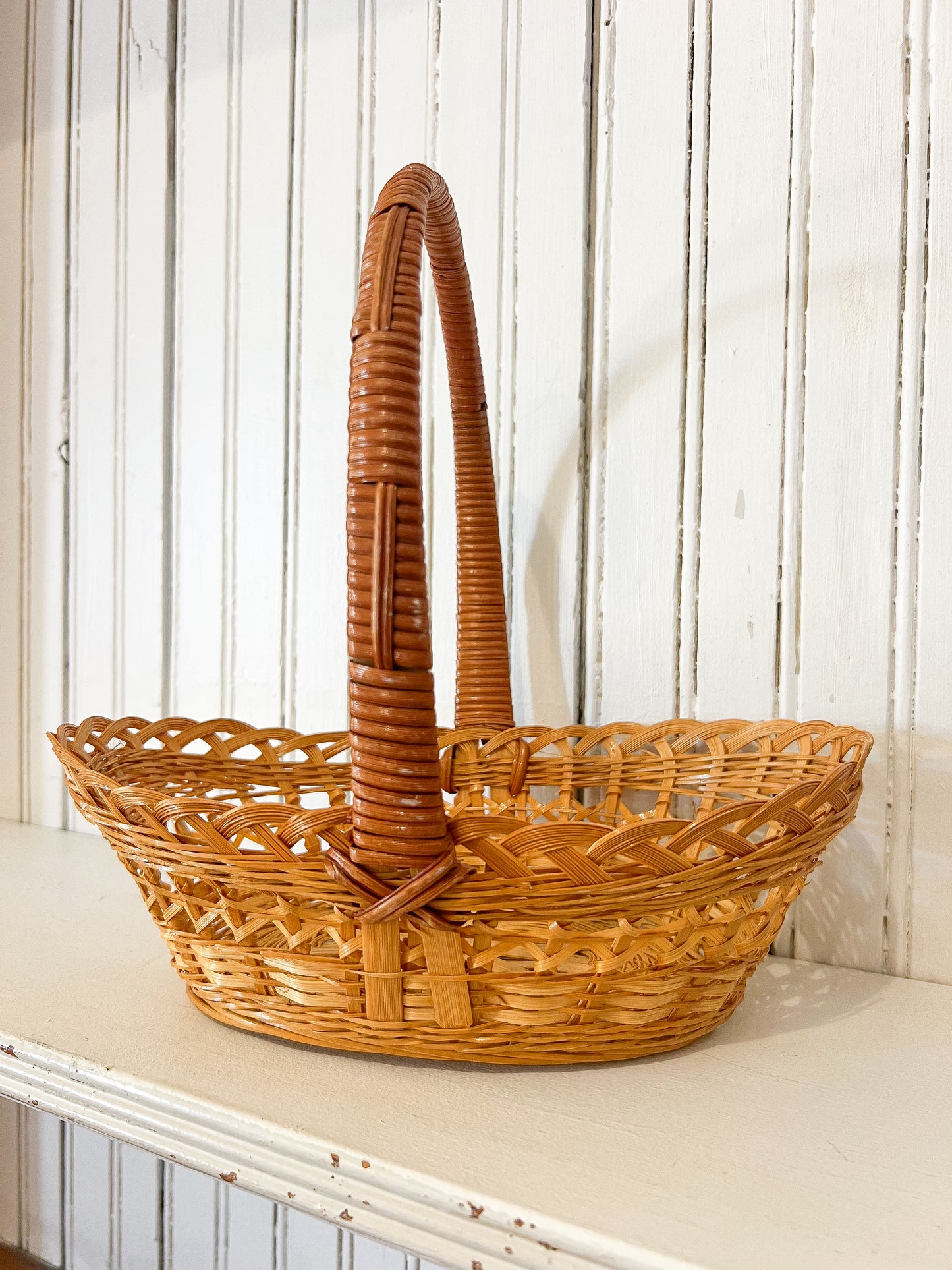 FOUND & Co. Honey Willow Basket