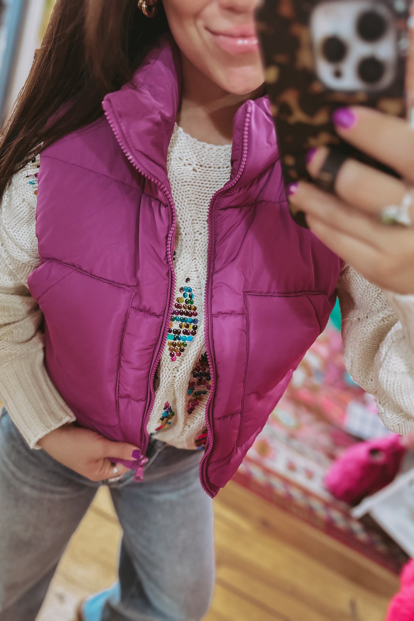The Pooshie Puffer Vest