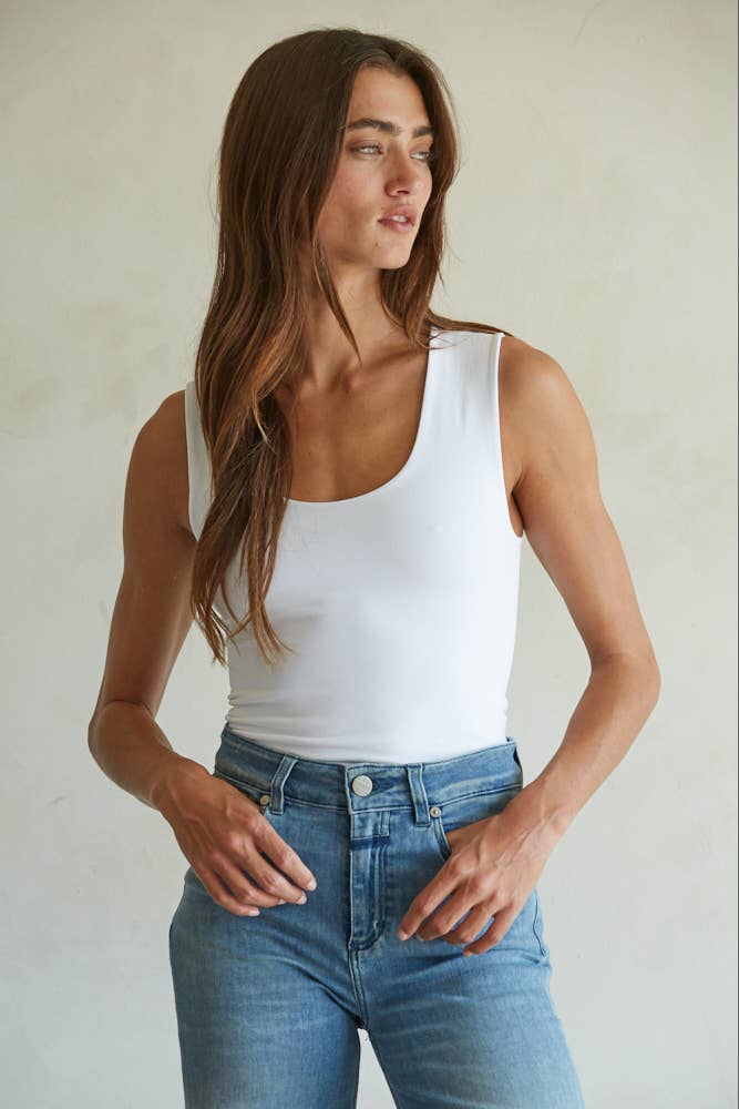 By Together - S1187N | Double Layered Seamless Top