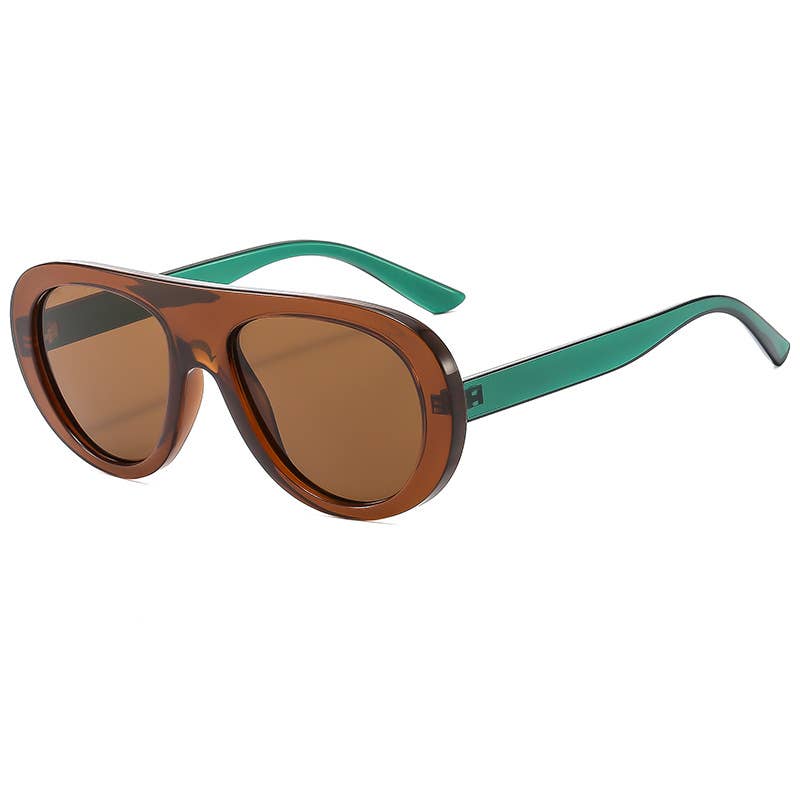 Amalfi Oversized Shield Sunglasses