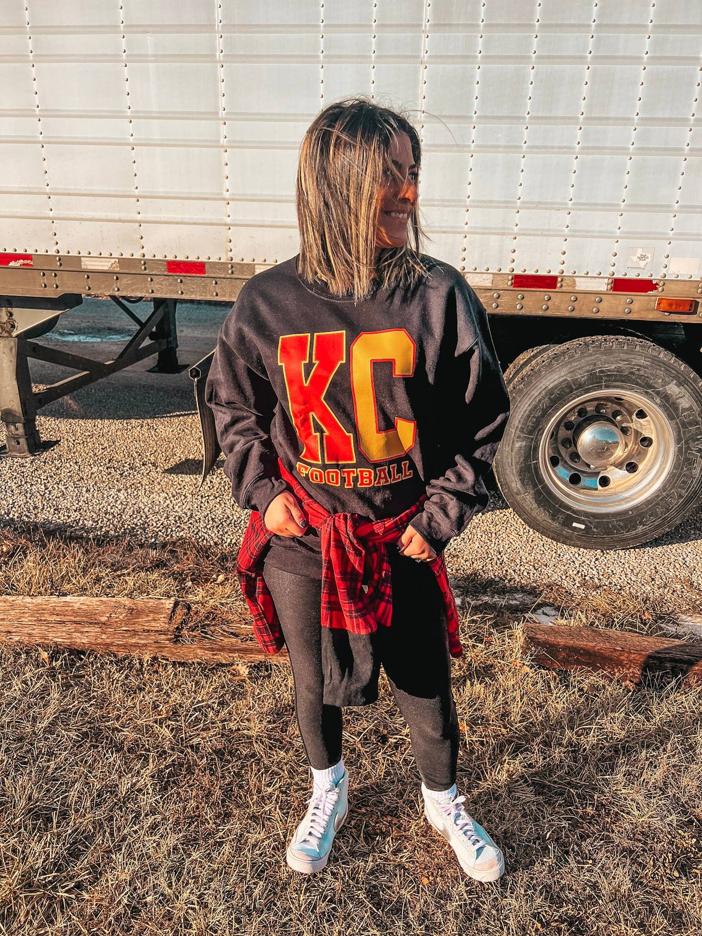 KC Bold Red & Gold Sweatshirt