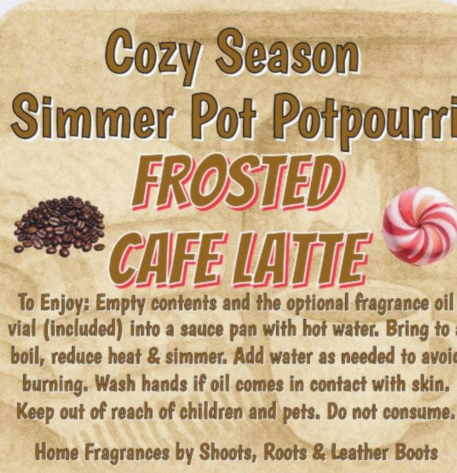 Frosted Café Latte Simmer Pot