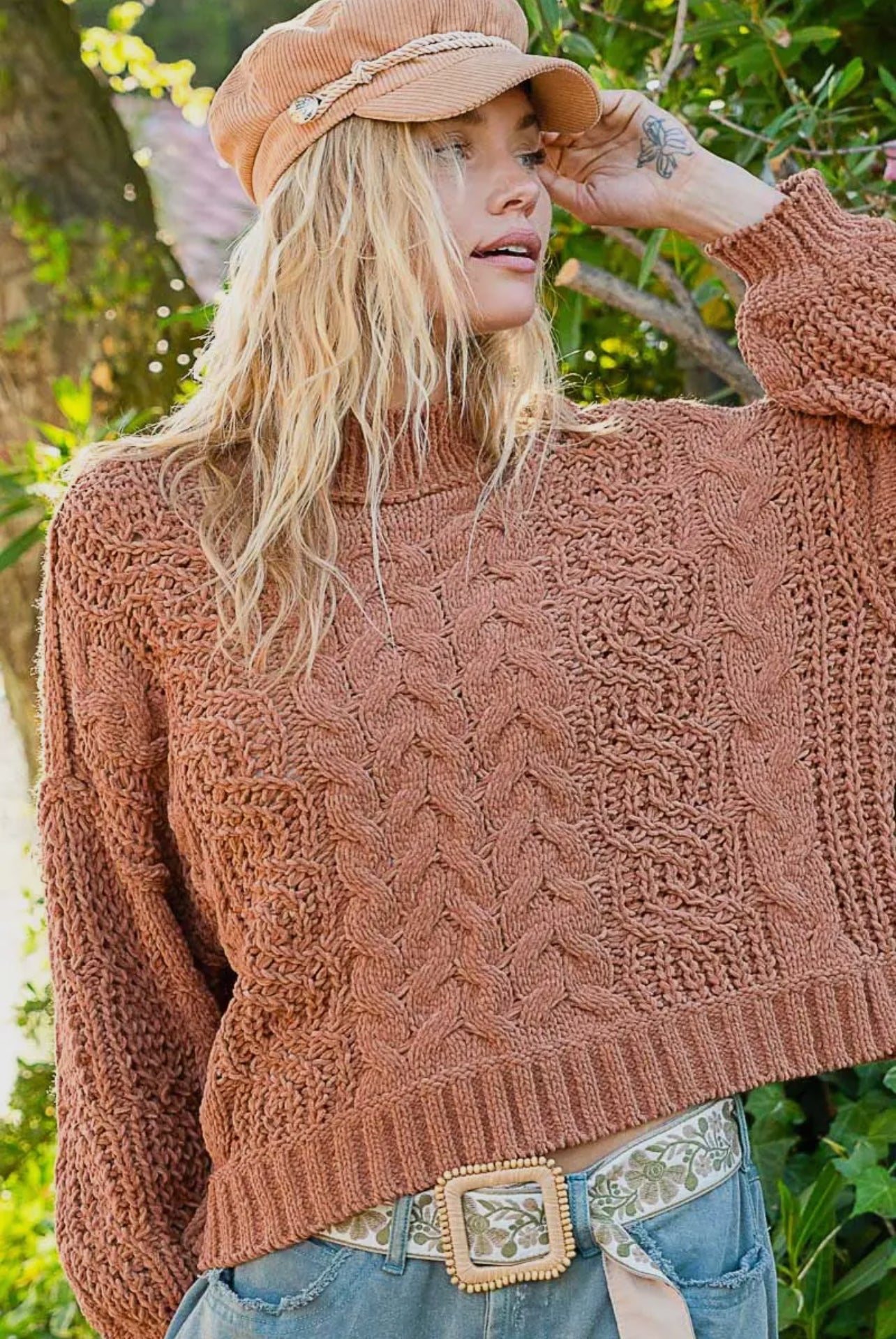 Cozy Cableknit Sweater