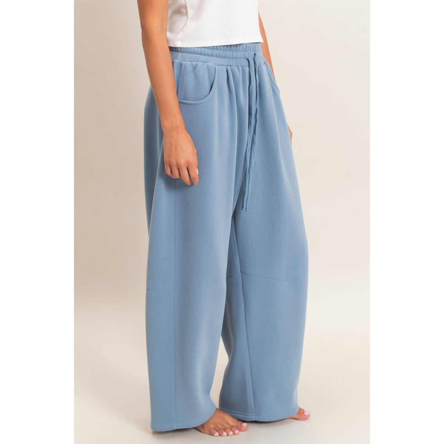 HYFVE - Drawstring Waist Barrel Sweatpants
