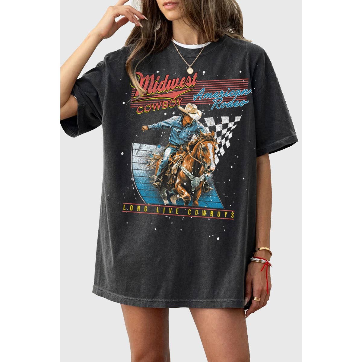 Ride The Line Oversized Tee