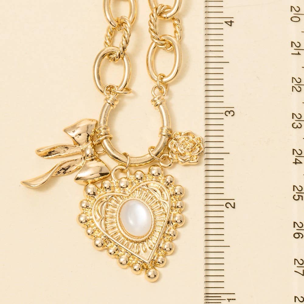 Cherished Heart Charm Necklace