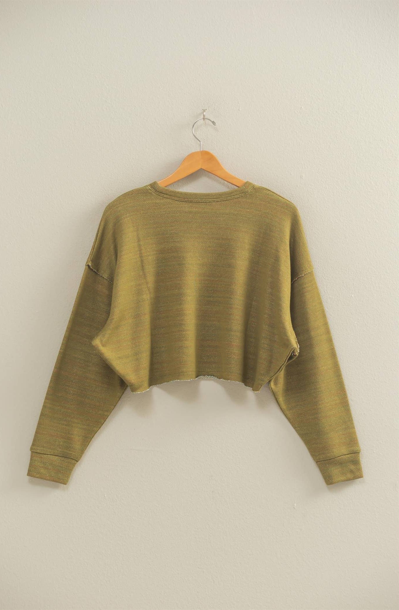 The Mossy Morning Crop Sweatshirt