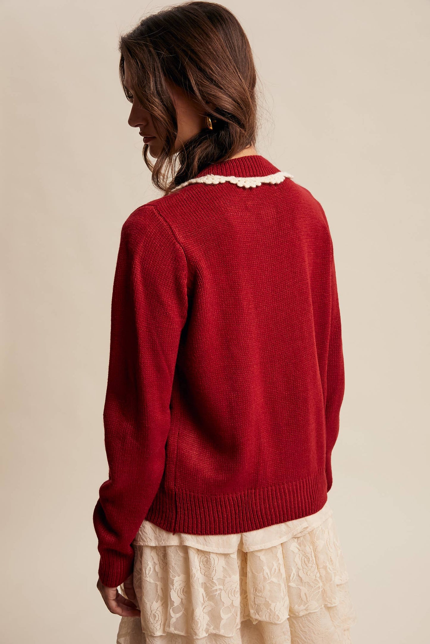 The Holly Lane Embroidered Cardigan