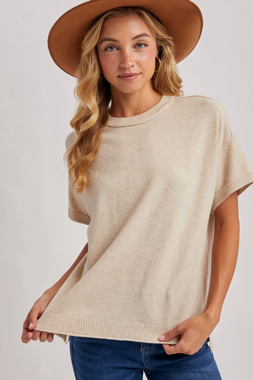 The Everyday Ease Sweater Knit Tee