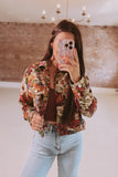 The Corina Floral Jacquard Jacket