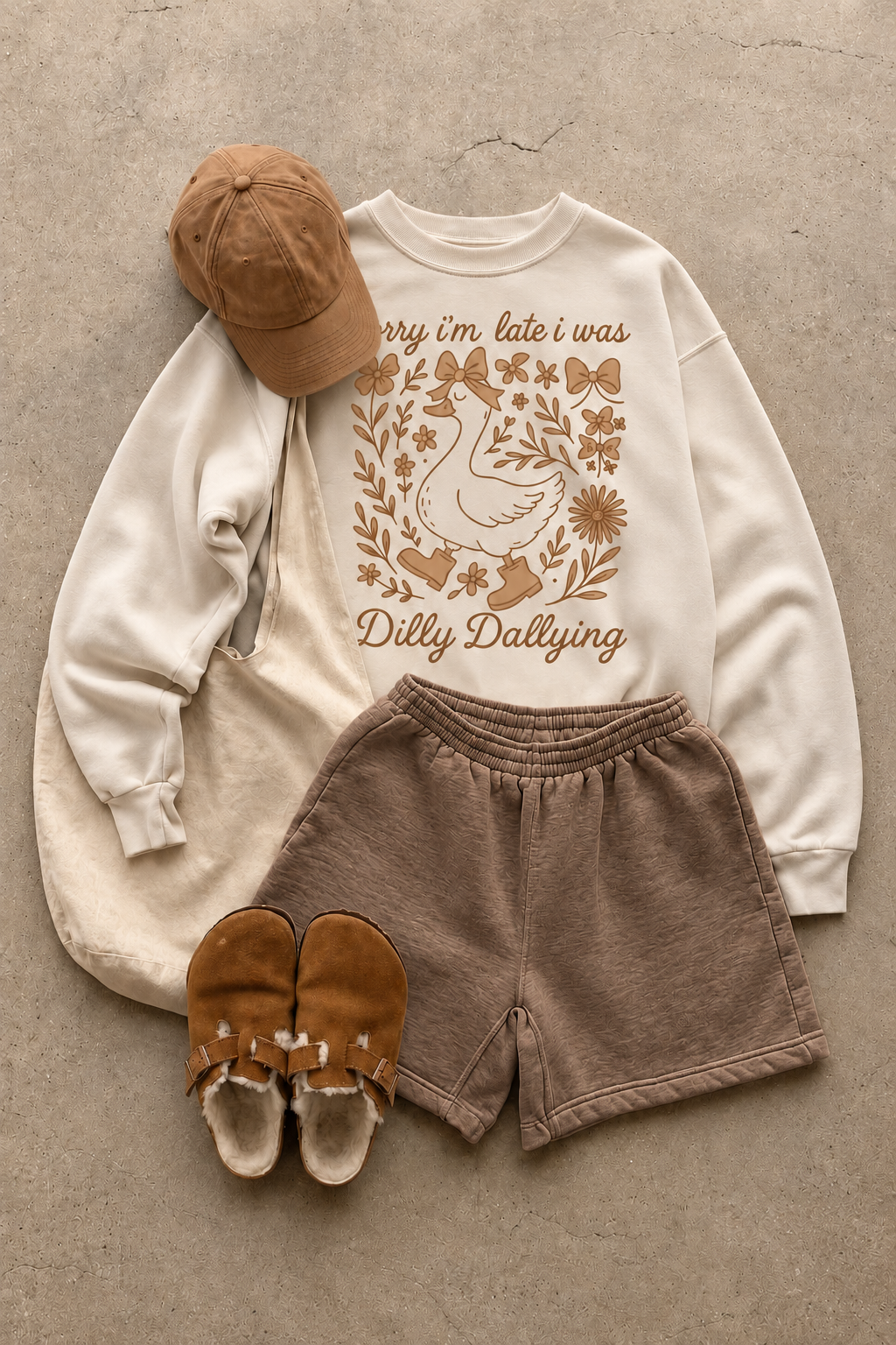 Dilly Dallying Duck Sweatshirt