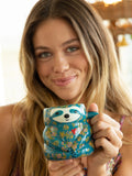 Natural Life Sylvia Sloth Folk Art Mug