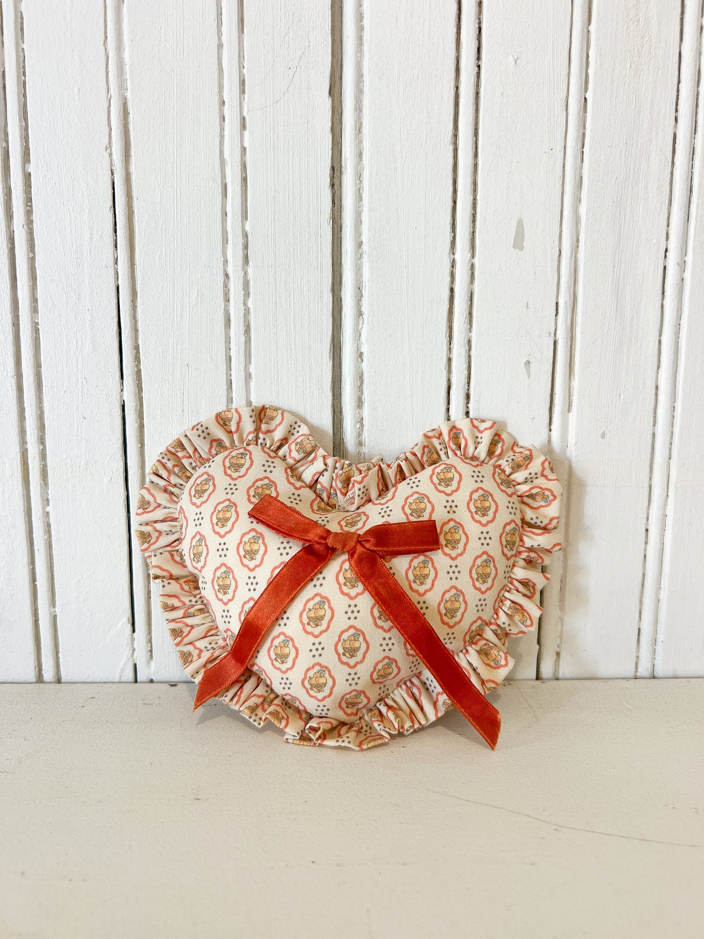 FOUND & Co. Ruffled Heart Sachet