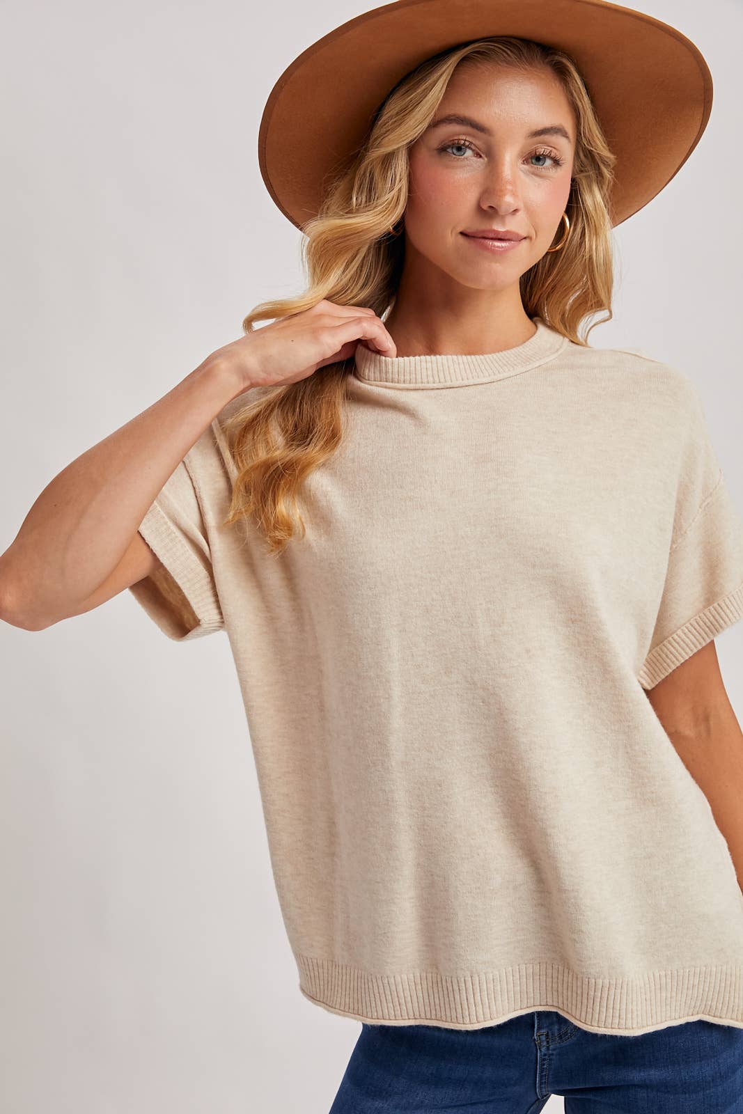 The Everyday Ease Sweater Knit Tee