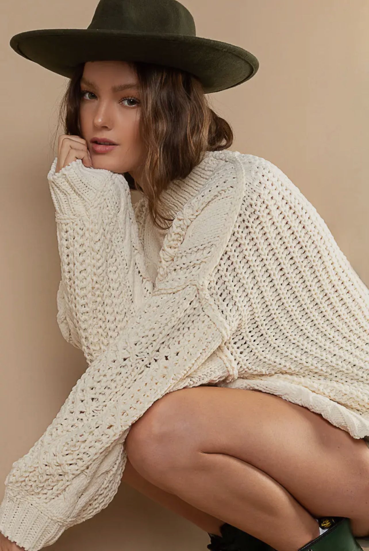 Cozy Cableknit Sweater