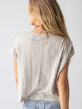 Natural Life Boxy Floral Peace Tee