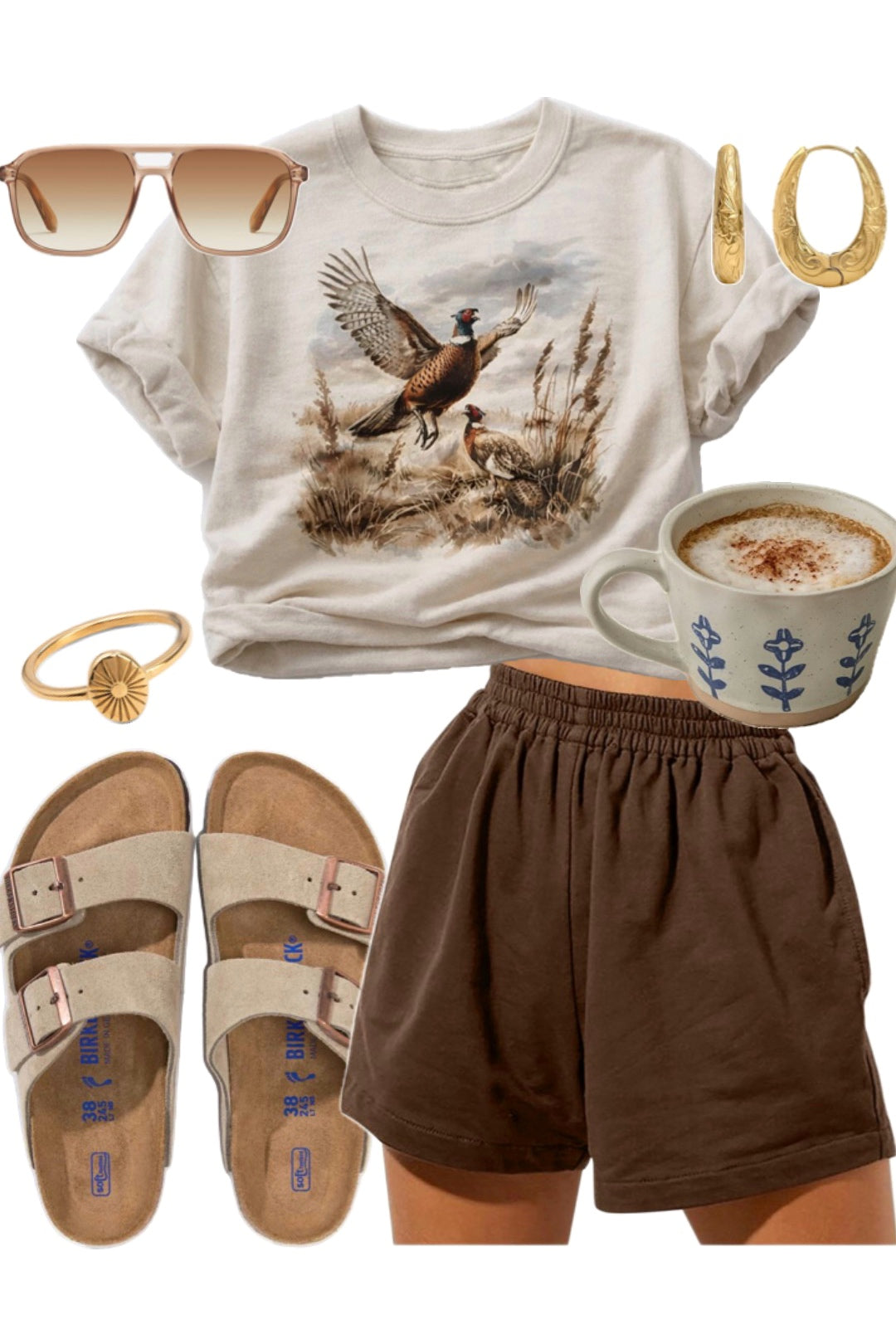 Pheasant Flight Graphic Tee