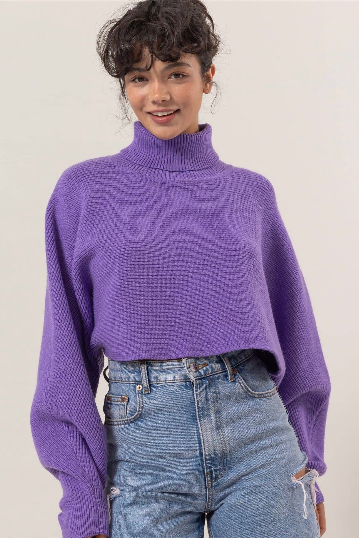 The Violet Cloud Turtleneck