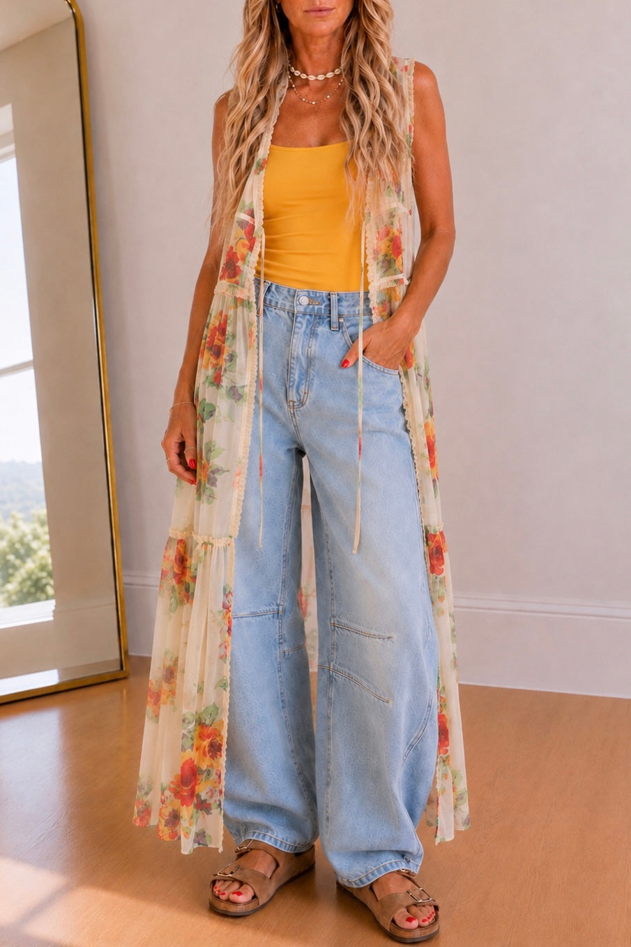 The Wildflower Waltz Duster
