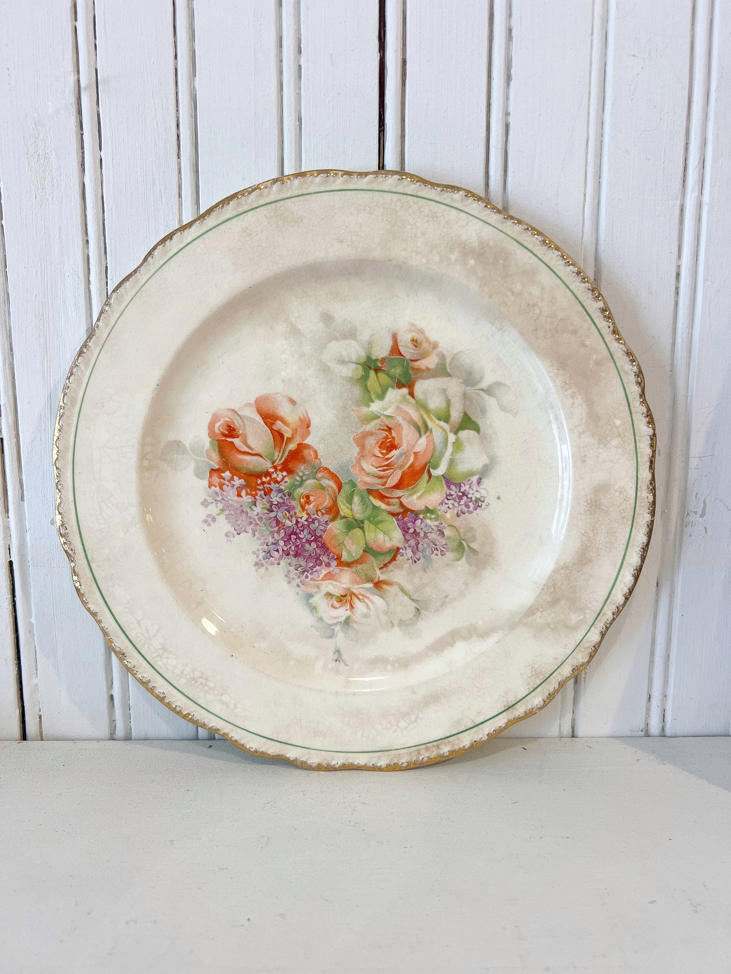 FOUND & Co. Cottage Rose Plate