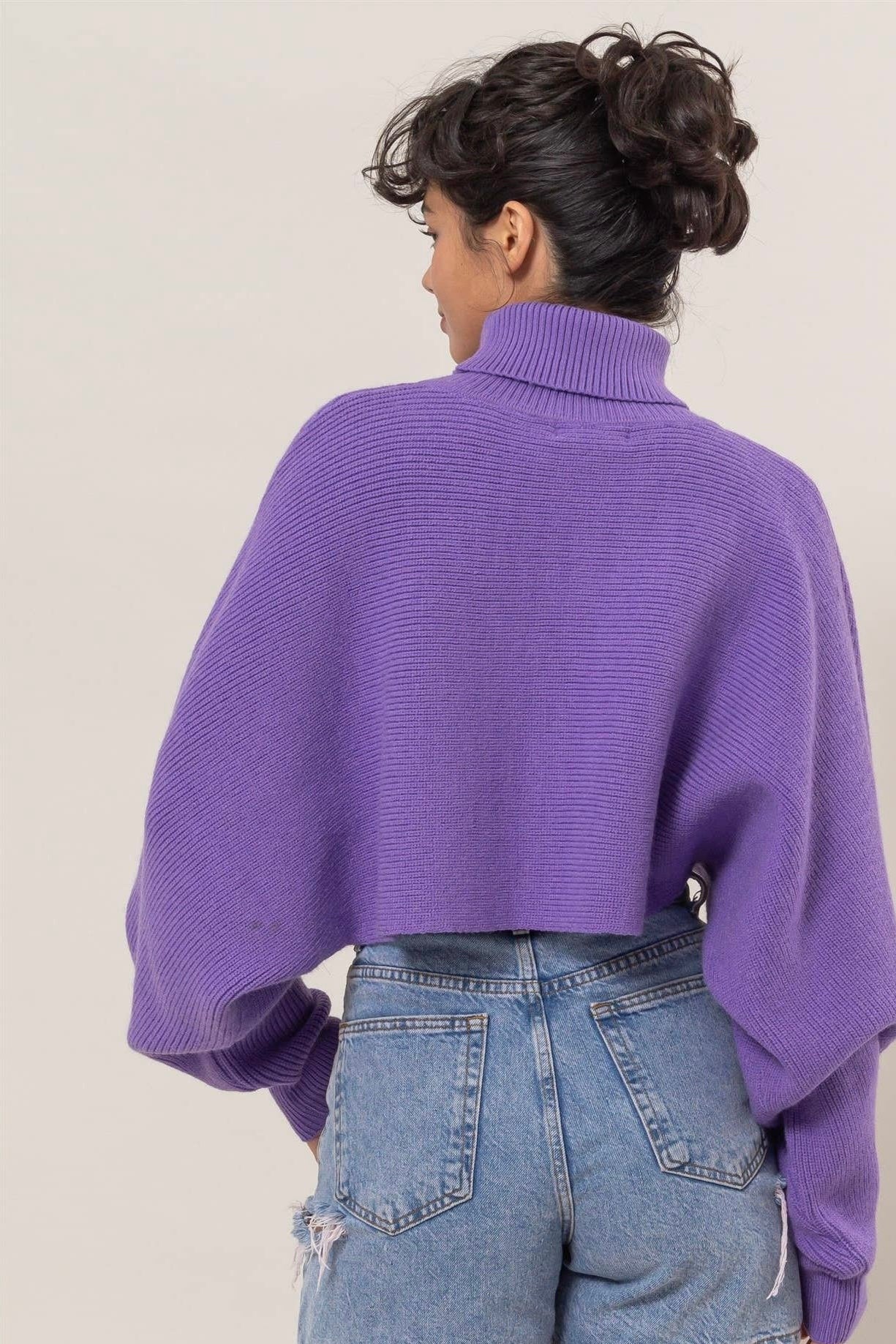 The Violet Cloud Turtleneck