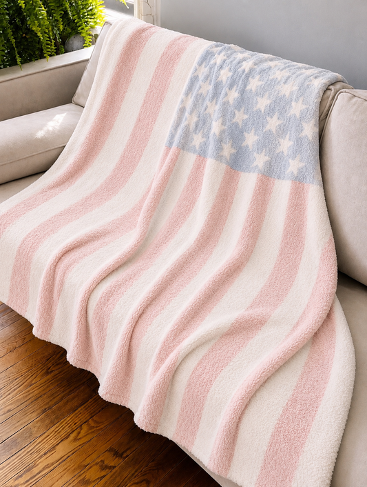 Sweet Liberty Cozy Throw Blanket