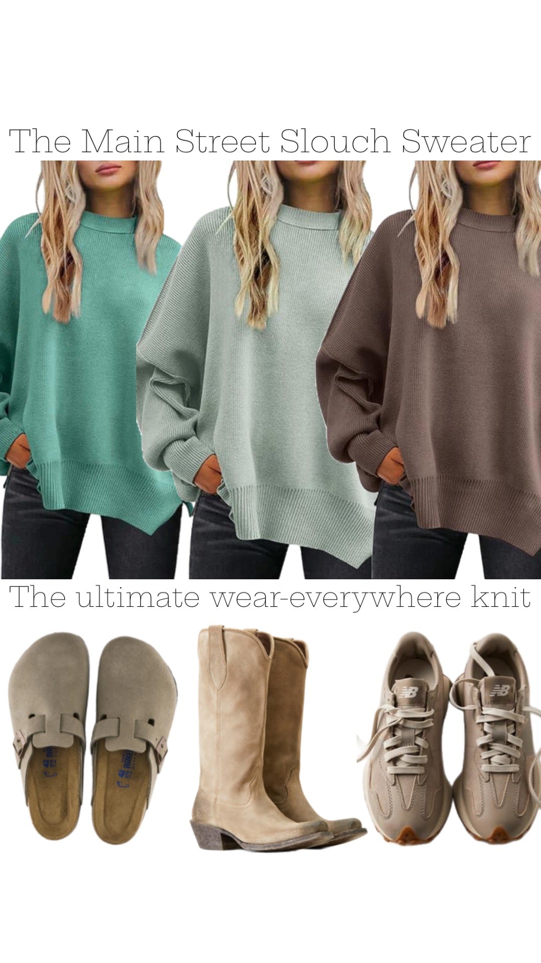 The Main Street Slouch Sweater