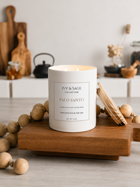 Ivy & Sage Candle | Palo Santo