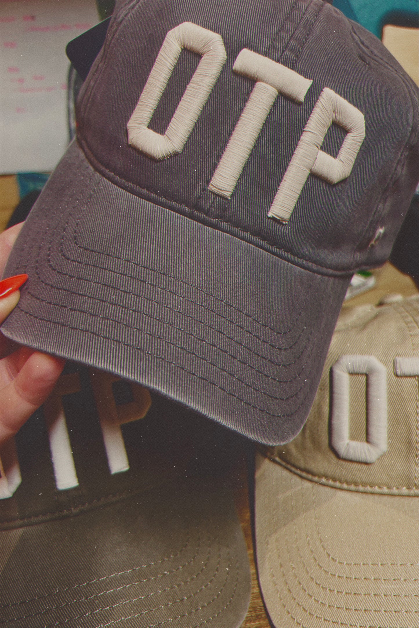 OTP Code Hat - Faded Charcoal