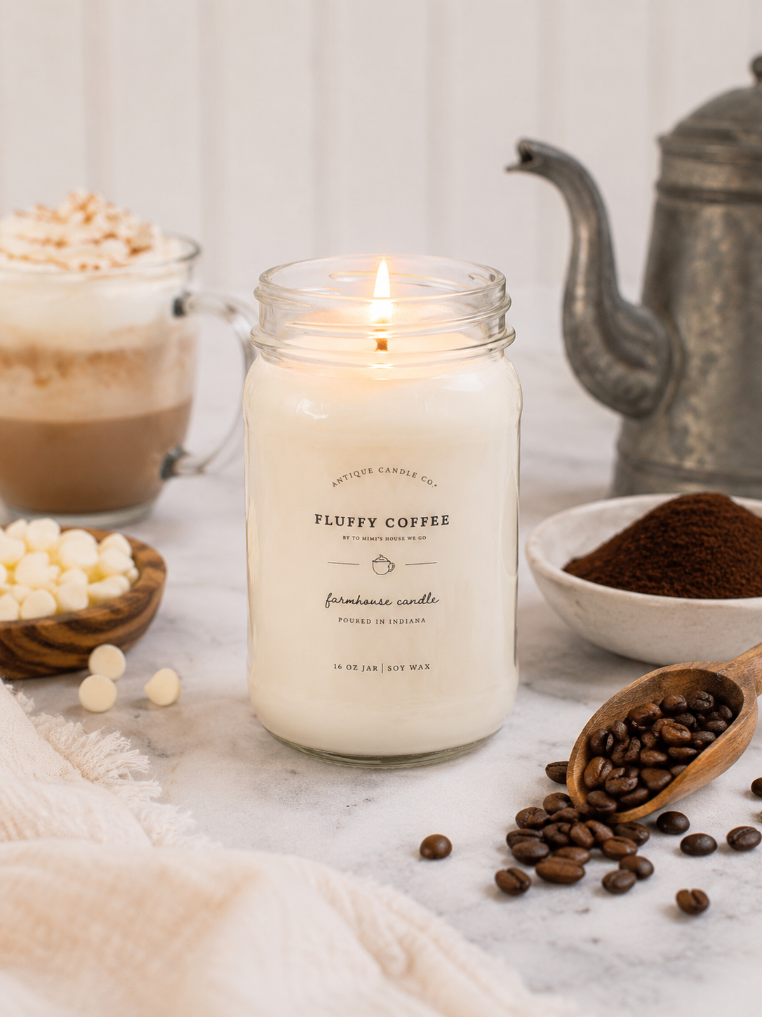 Antique Candle Co.® - Fluffy Coffee