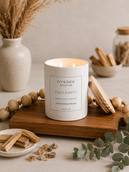 Ivy & Sage Candle | Palo Santo