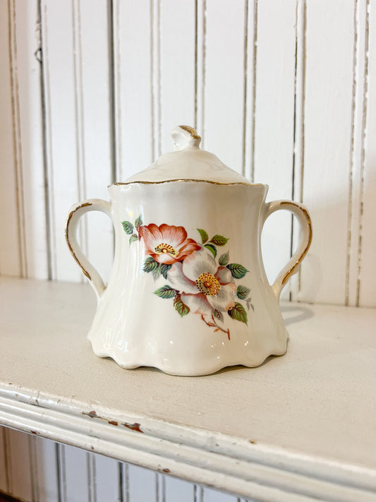 FOUND & Co. - Wild Rose Sugar Pot