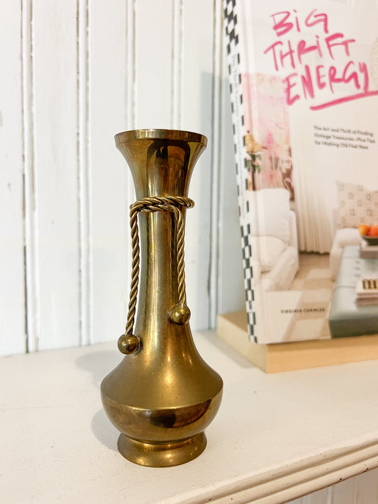 FOUND & Co. - Twist Brass Bud Vase