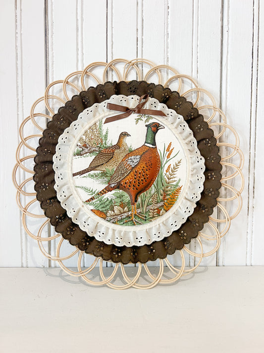FOUND & Co. Pheasant Meadow Wall Art