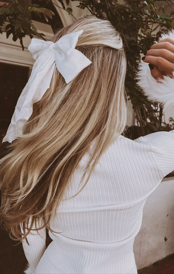 Satin Clip Hair Bow