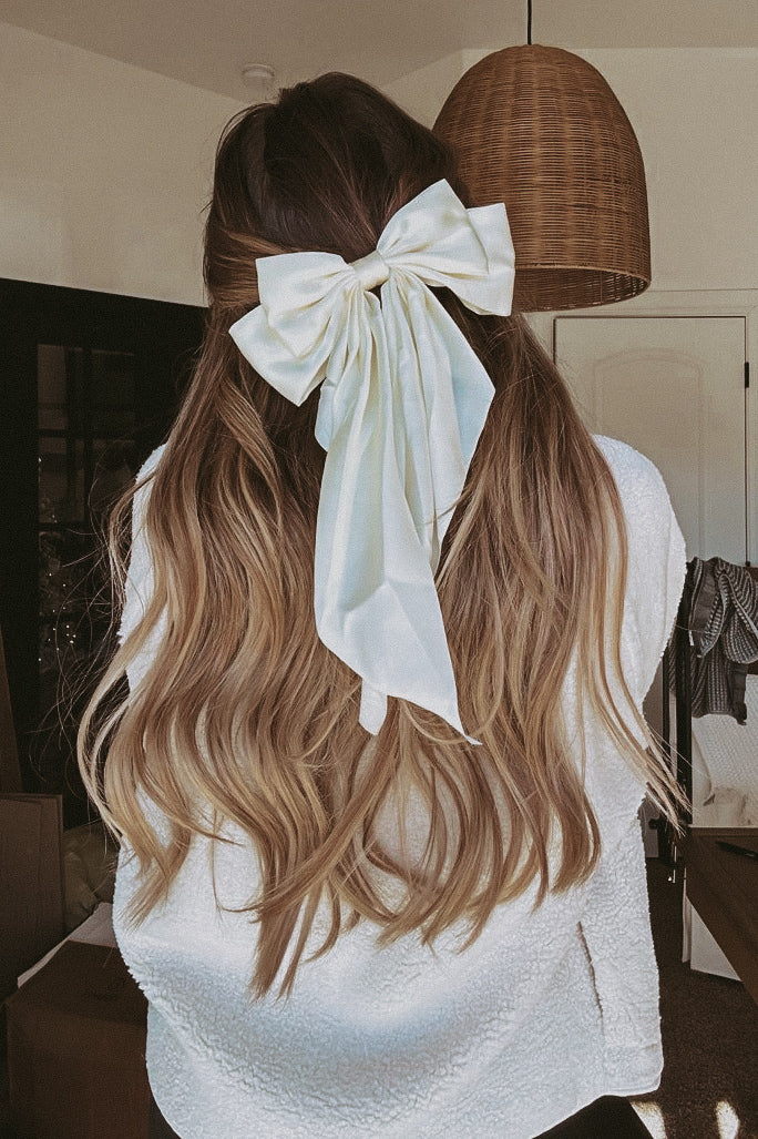 Satin Clip Hair Bow