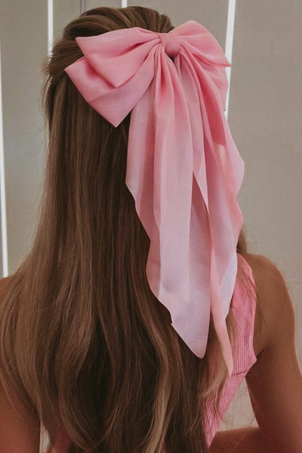 Satin Clip Hair Bow