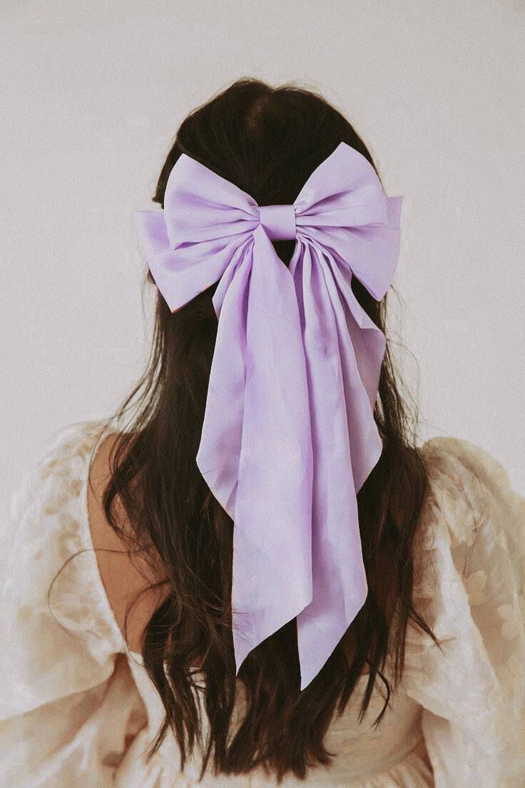 Satin Clip Hair Bow