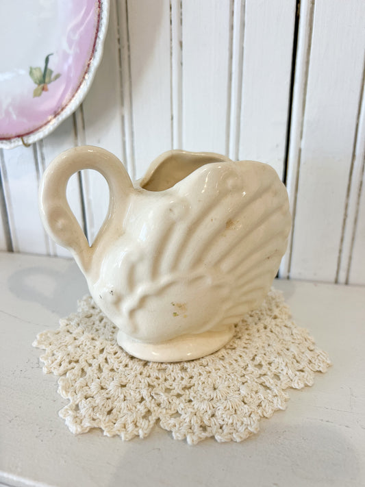FOUND & Co. Milk & Shell Vase