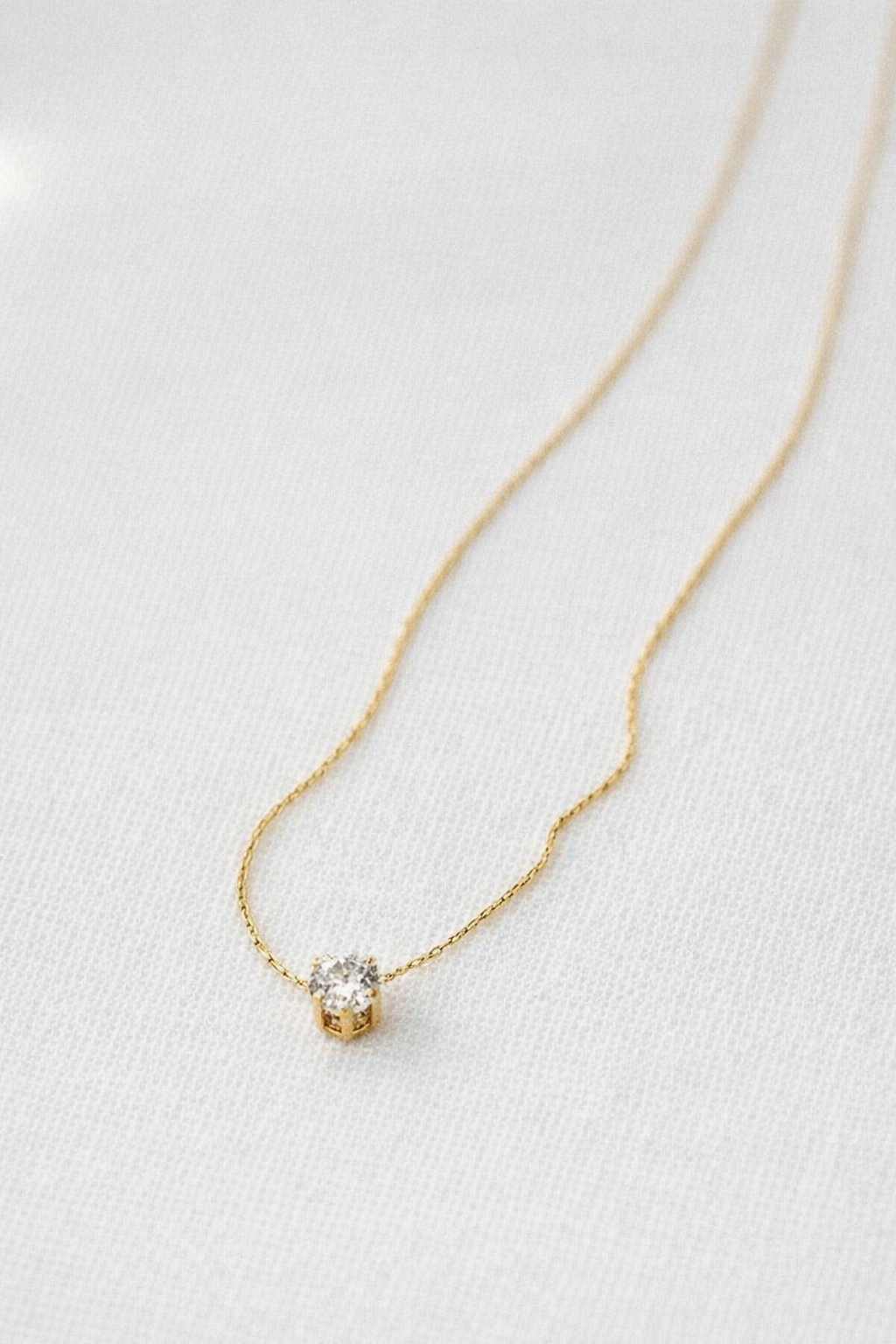 The Clara Waterproof Solitaire Necklace