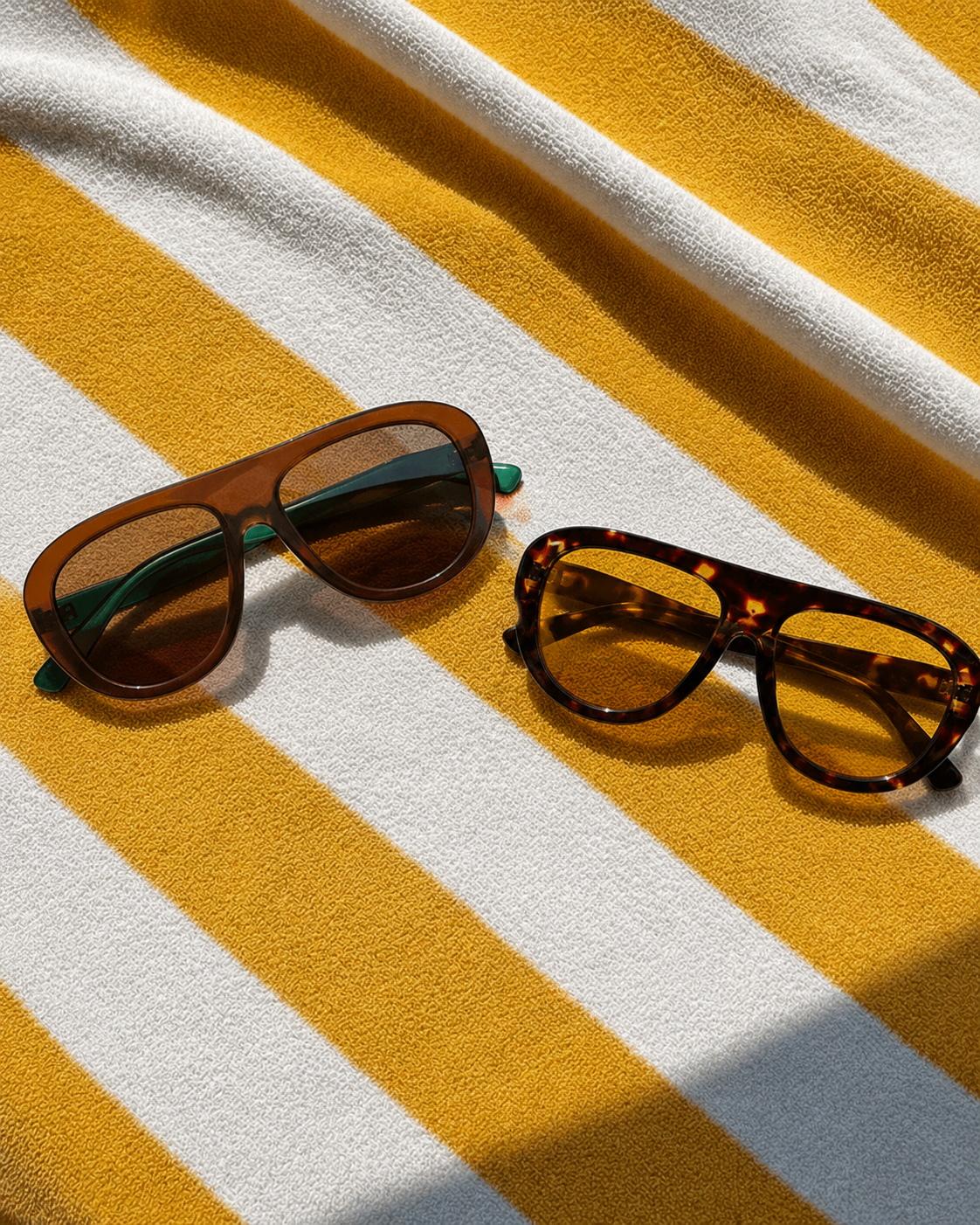 Amalfi Oversized Shield Sunglasses
