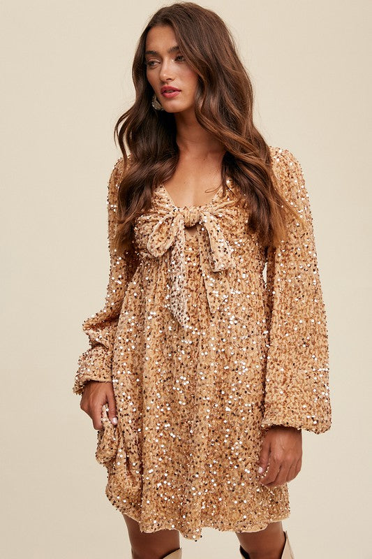 Gold Rush Sequin Dress