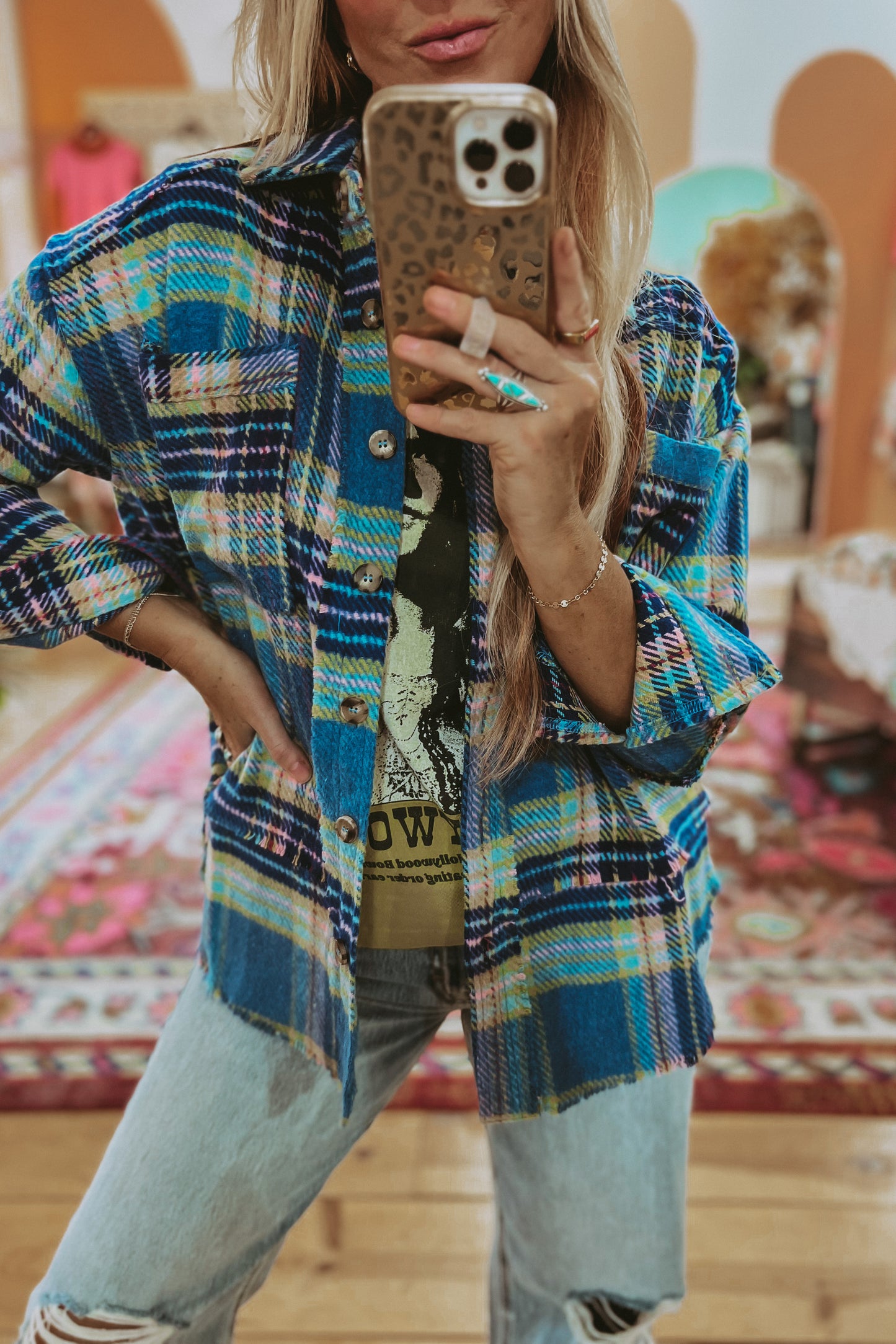 Layer Me Up Plaid Shacket