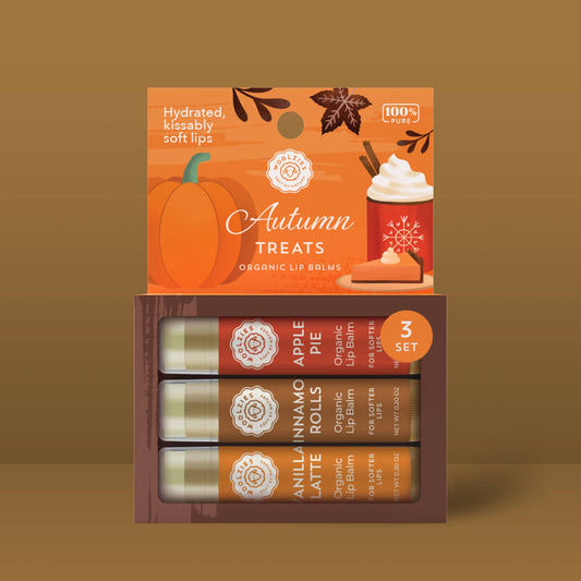 Woolzies - Autumn Treats Lip Balm Set Of 3