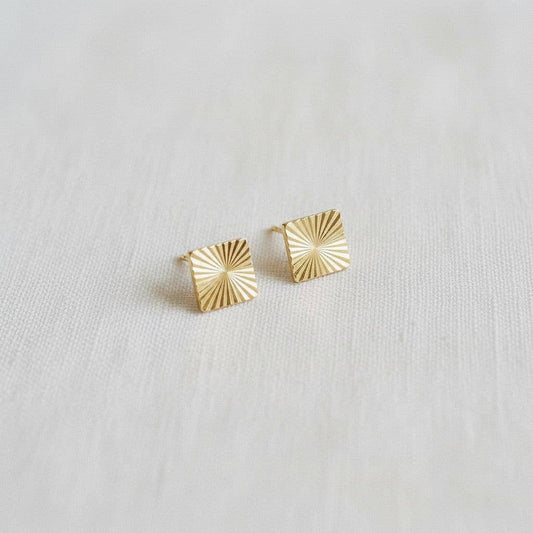 Golden Sunbeam Studs