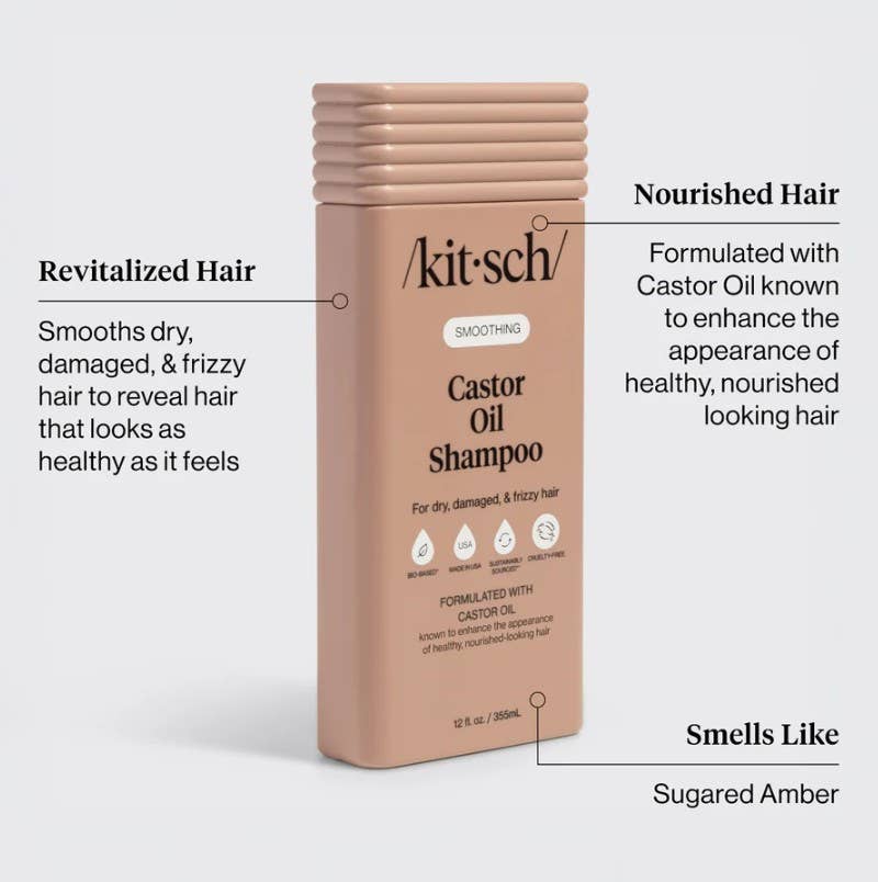 KITSCH - Smoothing Castor Oil Shampoo