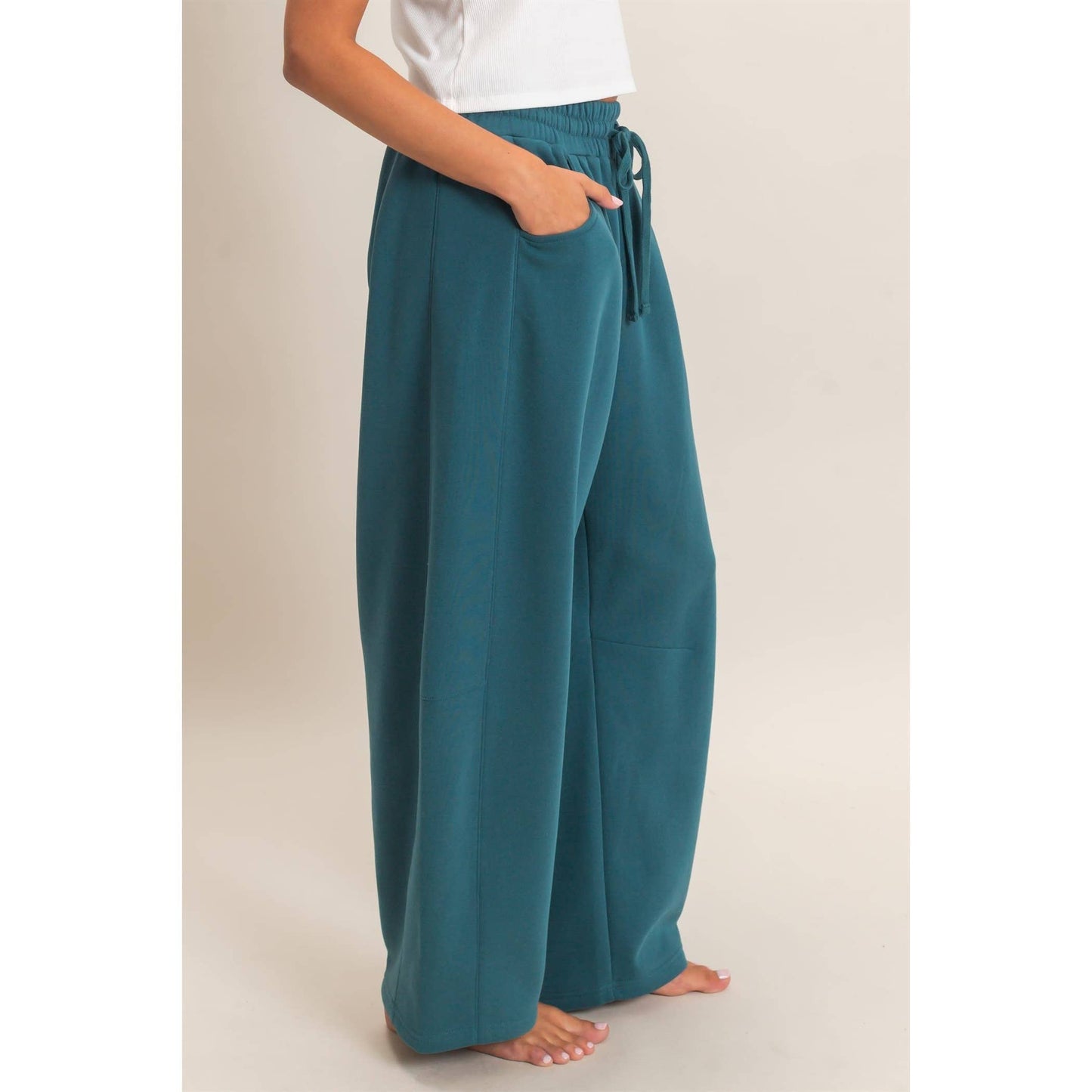 HYFVE - Drawstring Waist Barrel Sweatpants